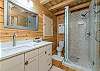 En suite bath w/walk-in shower only