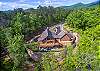 Aerial view of The Bentley on Lake Lure