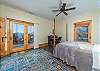 Lower level bedroom w/queen bed