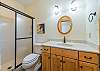 En suite bath w/walk-in shower only