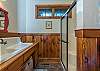 Guest house bathroom w/walk-in shower only
