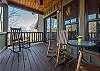 Rocking chairs on the guest house side porch