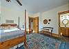Lower level bedroom w/queen bed