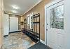 Mudroom entrance w/ample storage for shoes & coats