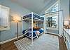 Main level bedroom w/double size bunk bed