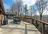 Step out onto the deck to enjoy the fresh air & increidble views