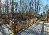 Enjoy the sights & sounds of the babbling creek from the deck