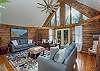 Stylish & cozy living room complete w/