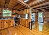 Open kitchen w/