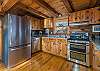 Open kitchen w/