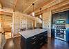 Bar seating for 3 in the kitchen