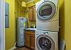 Laundry area w/stackable washer & dryer