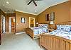 Upper level bedroom w/2 queen beds & en suite bath