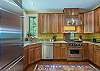 Upscale kitchen w/stainless appliances, gas range stove & dishwa