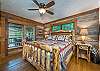 Primary bedroom w/king & full en suite bath