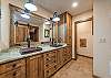 En suite bath w/double vanity & walk-in shower