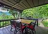 Enjoy dinner with a view at the outdoor dining