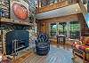 Easy access to the covered deck from the living room