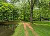Beautiful pond, river, and walking grounds within the Rivermont