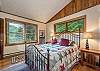 Upper level bedroom w/queen