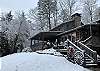Snowy winter day at Chestnut House