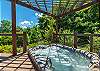 Soak in the luxury hot tub w/