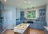 Upscale gourmet kitchen w/