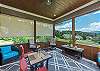 Cozy screened porch w/TV & spectacular views