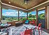 Cozy screened porch w/TV & spectacular views