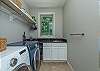Laundry room w/washer & dryer combo