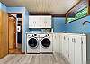 Spacious laundry room w/washer & dryer