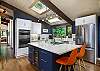 Cook fabulous meals in the sleek, gourmet kitchen