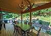 Outdoor dining table w/seating for 6