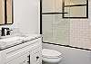 Hall bath w/shower & tub combo