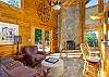 Cozy living room w/floor-to-ceiling