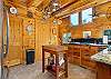 Gourmet kitchen w/