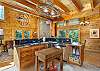 Gourmet kitchen w/
