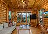 Private living area w/gorgeous views & smart TV