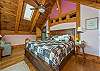 Upstairs bedroom w/king