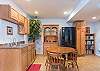 Lower level kitchenette.