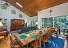 Dining area with seating for 10.