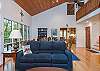 Living and dining areas