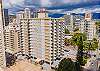 Stay in a prime Waikiki location where city life meets the sea, offering the convenience of urban living just moments from the sand and surf.
