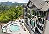 Private Balcony with Pool and Mountain View from your Gatlinburg Condo