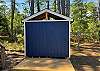 Outside shower house