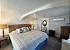 Bedroom with queen bed.