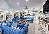Ample seating with smart Tv