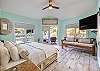 Upstairs king room with onsuite and private deck access