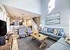 with smart TV and queen size sofa sleeper