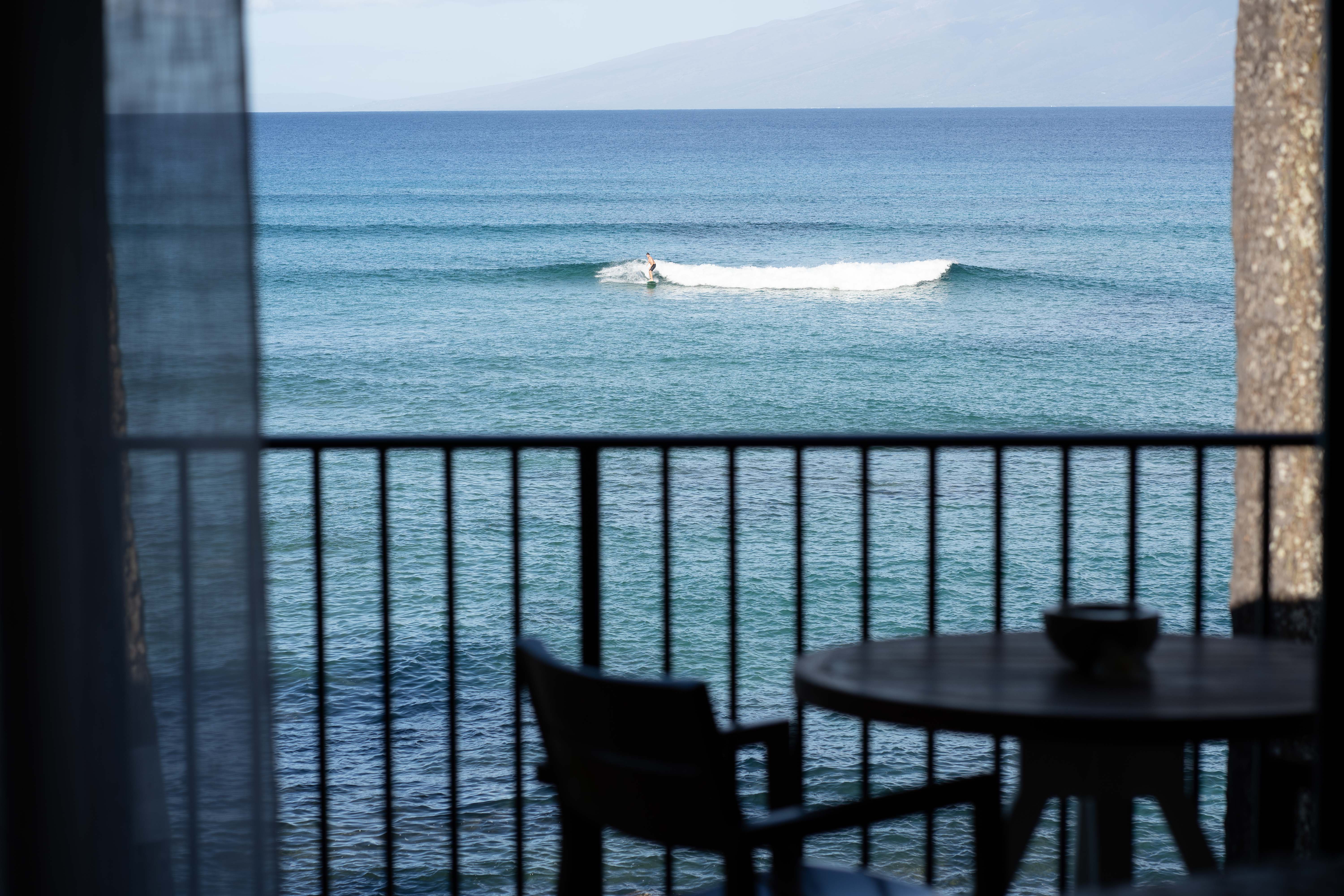 Direct ocean view from Noelani 219 overlooking the popular S-Tur